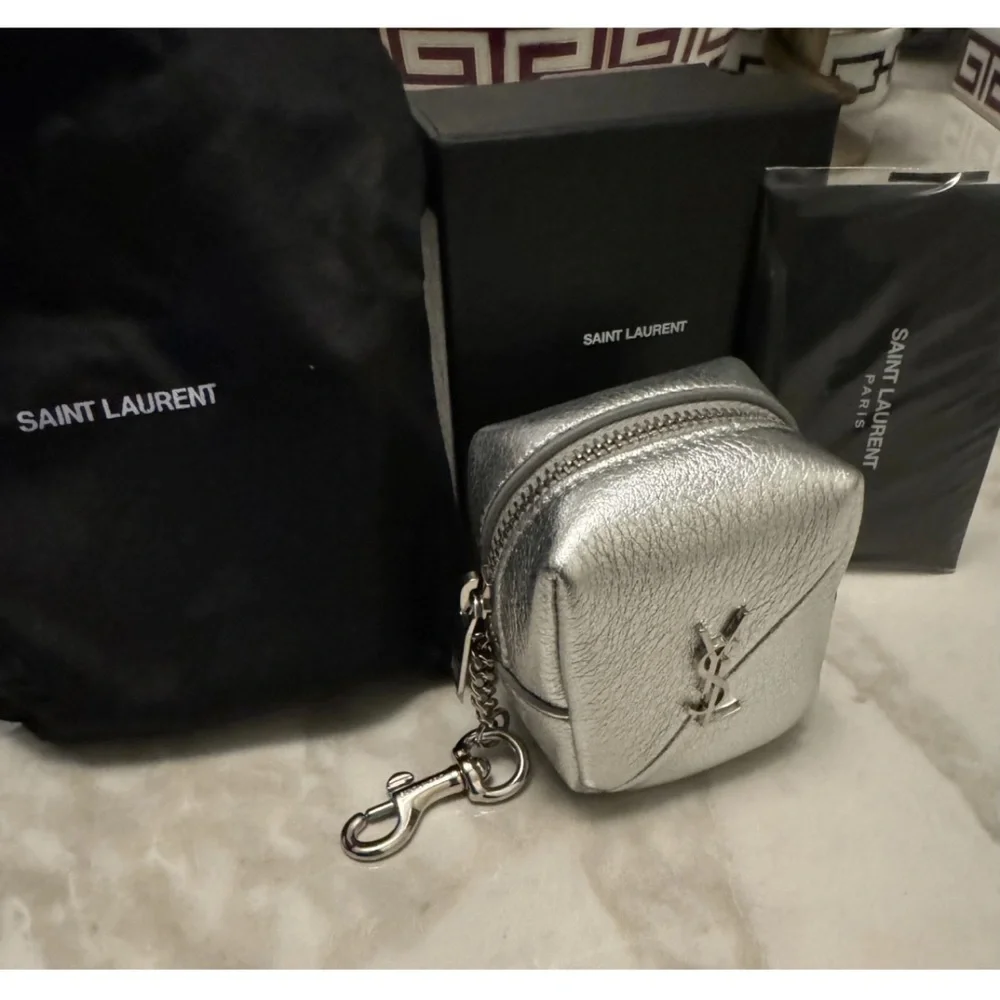 Yves Saint‎ Laurent Silver Baby Bag